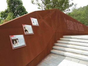 崆峒耐候钢挡土墙